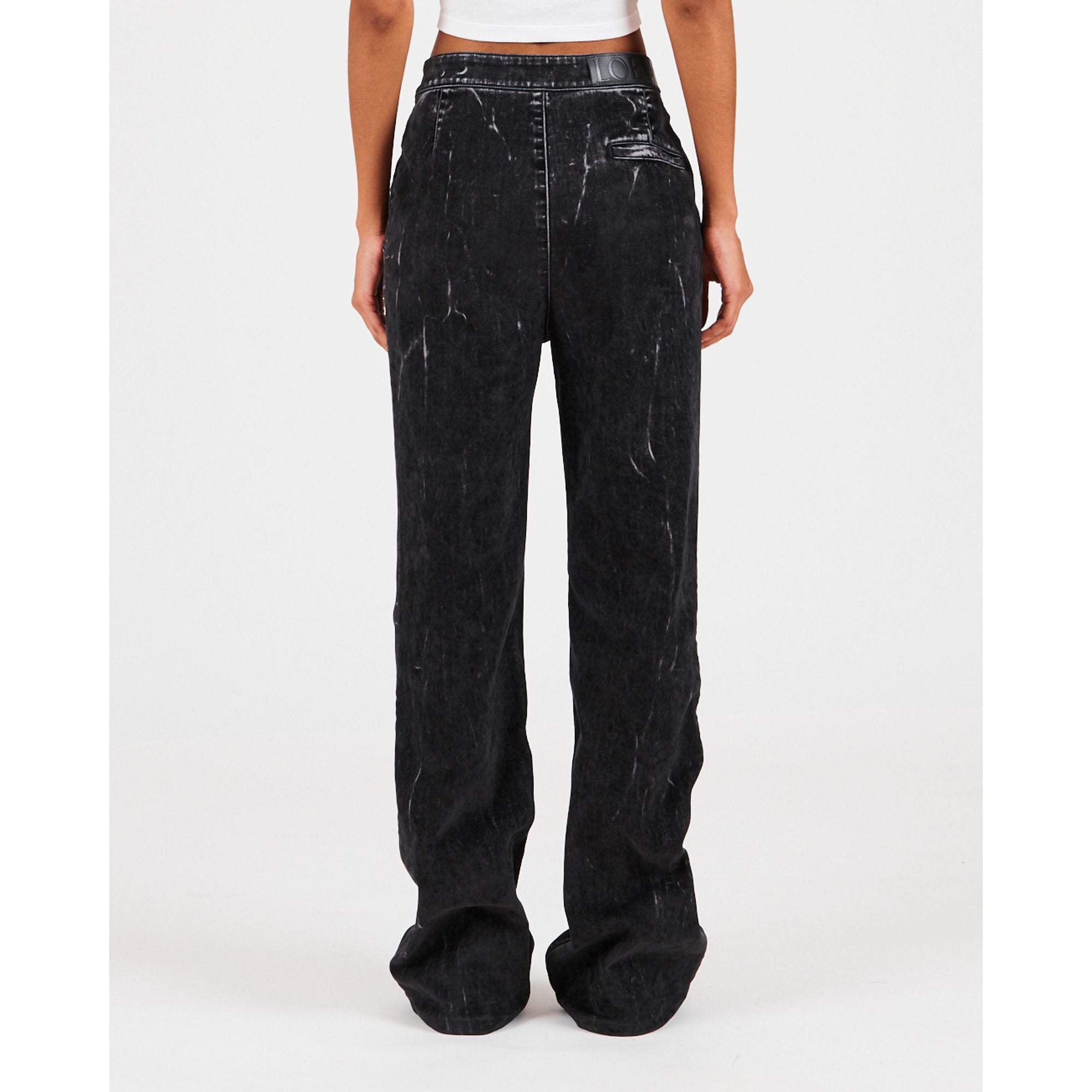 Women Bootleg Jeans Af - Charcoal