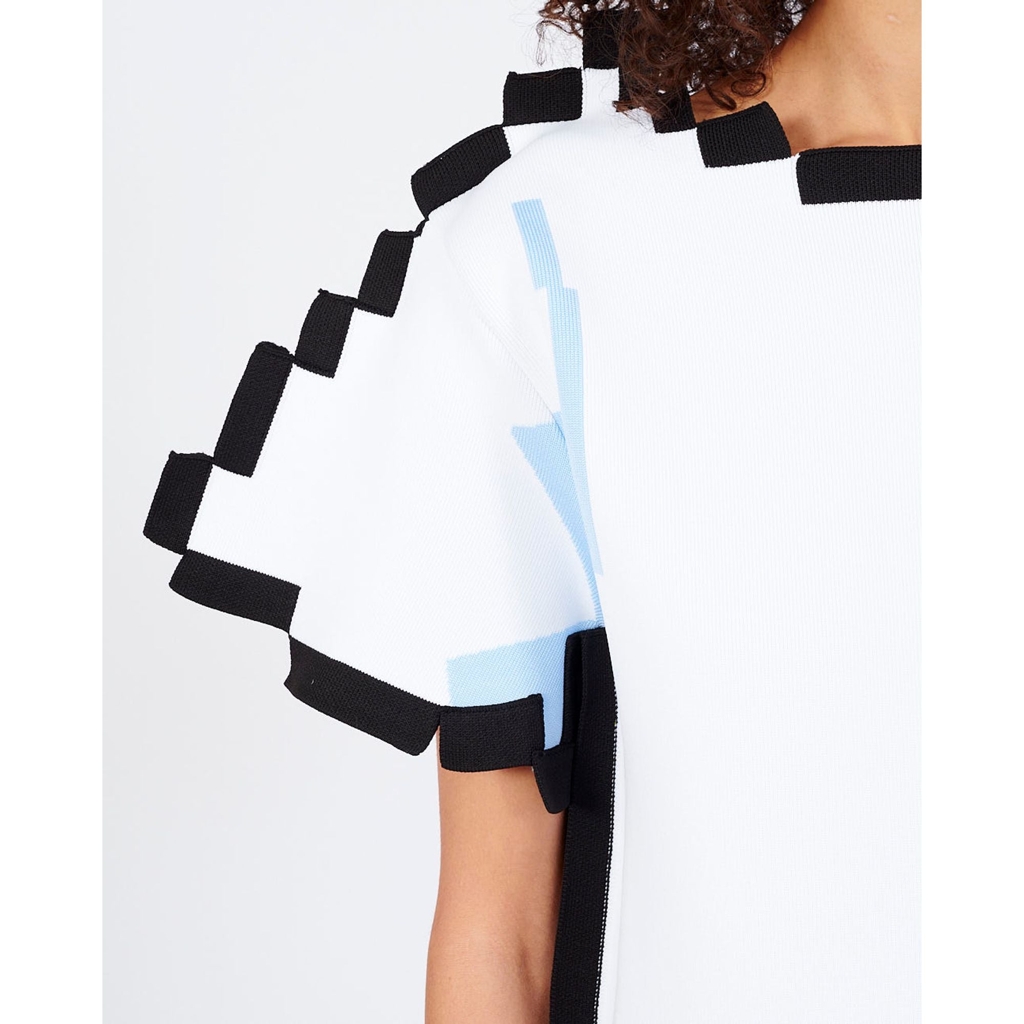 Women Pixelated Top - White