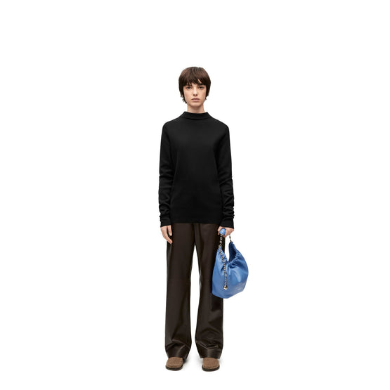 Women Back To Front Sweater - Black