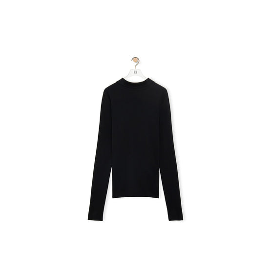 Women Back To Front Sweater - Black