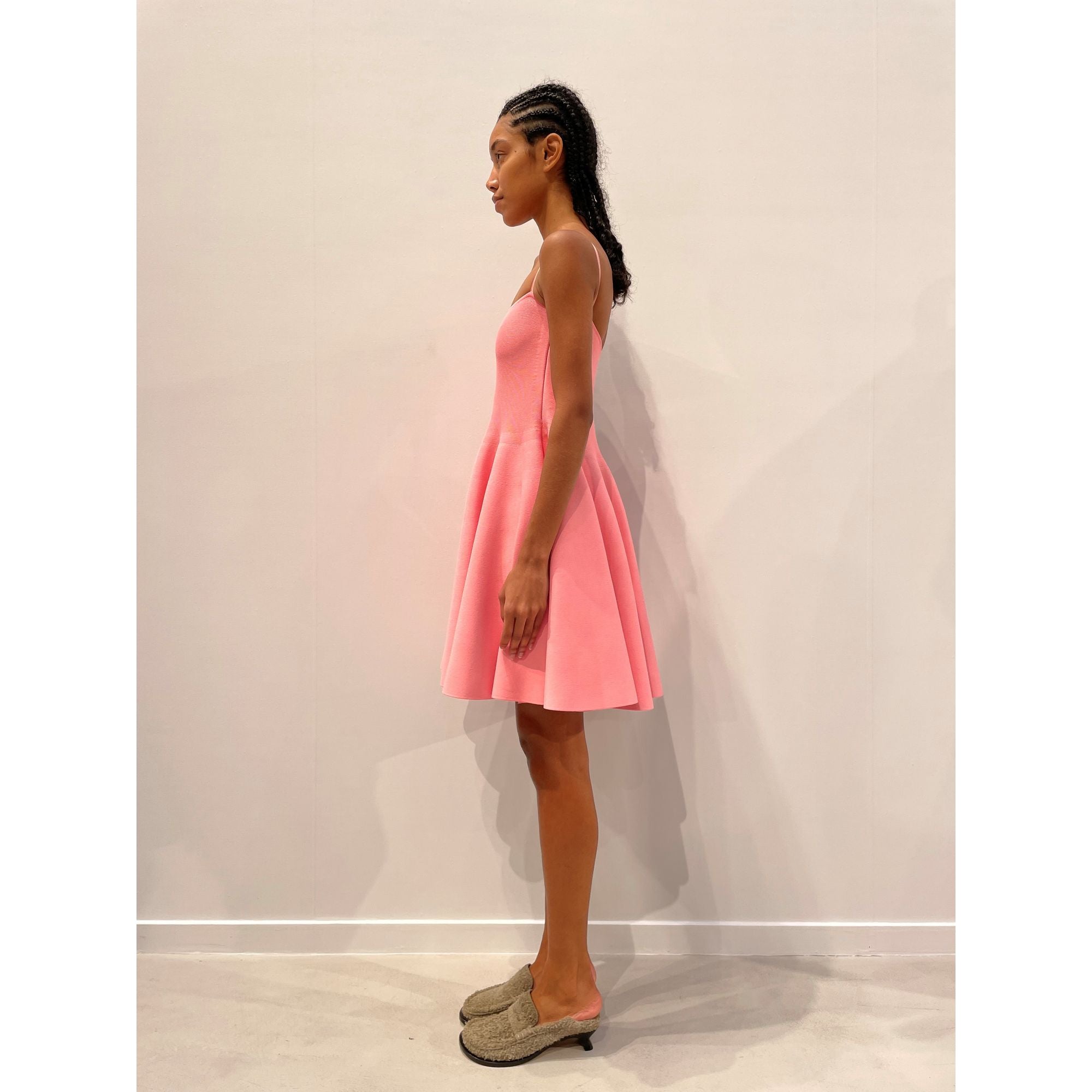 Women Strappy Dress - Coral Pink