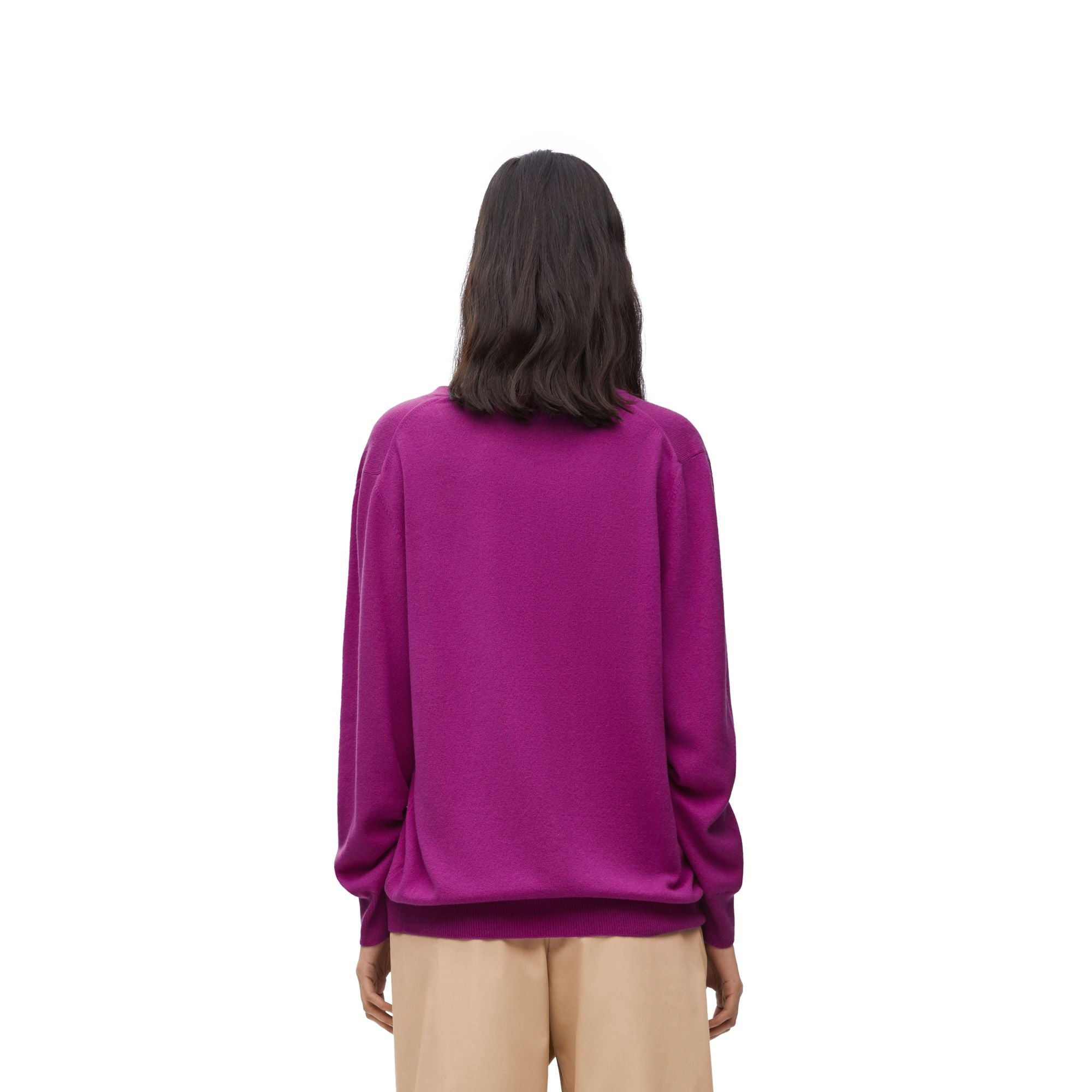 Women Embellished Cardigan - Violet