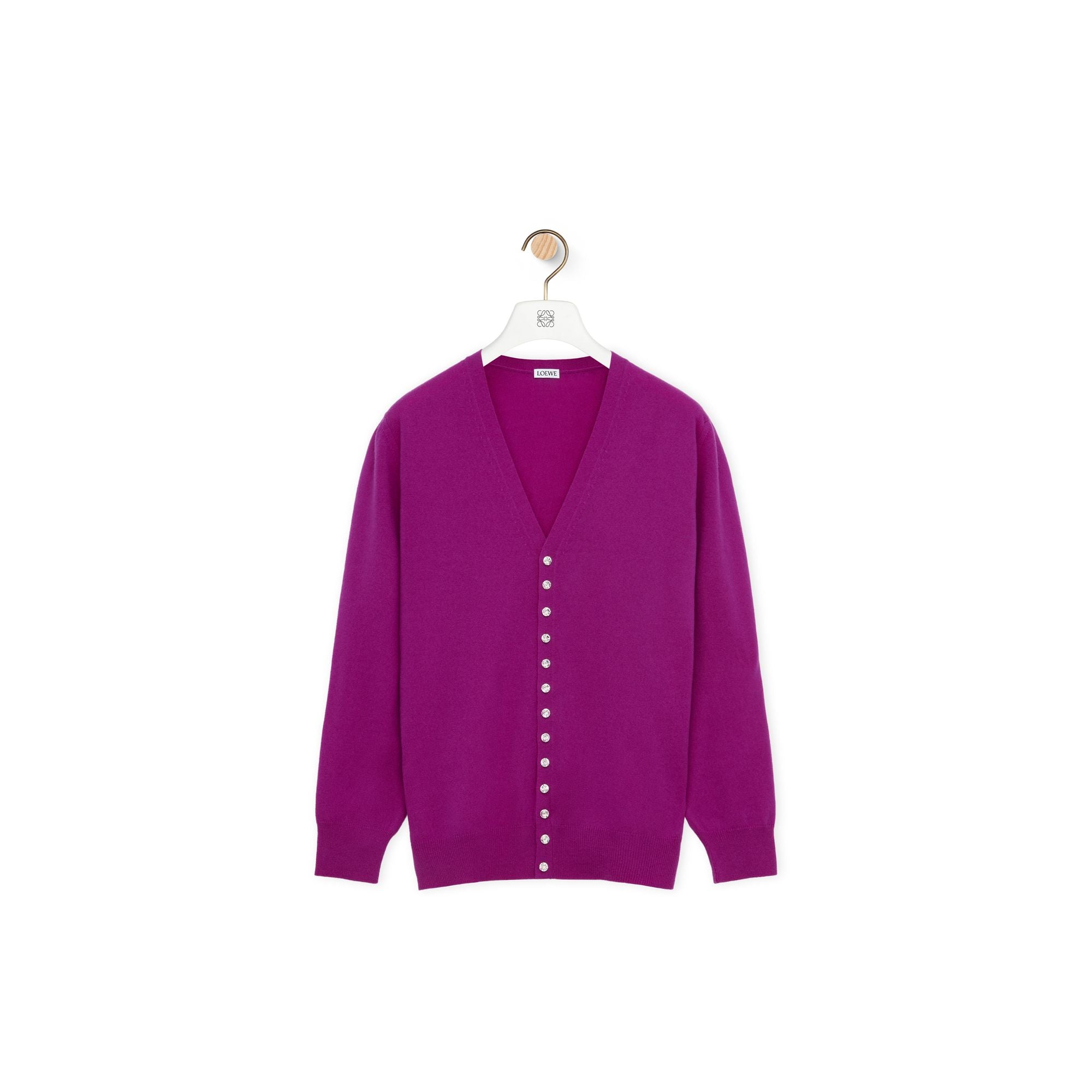 Women Embellished Cardigan - Violet