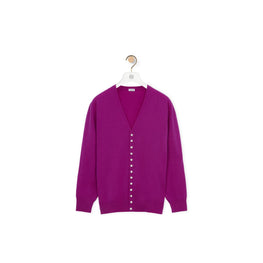 Women Embellished Cardigan - Violet