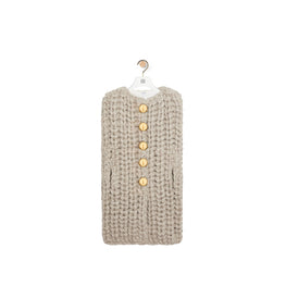 Women Sleeveless Cape - Beige