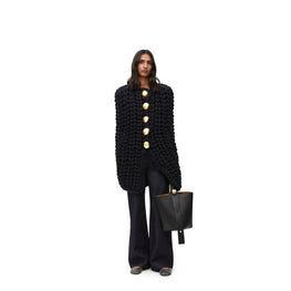Women Sleeveless Cape - Navy Blue