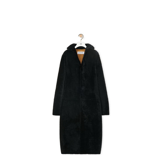 Women Balloon Coat - Black