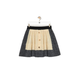 Women Skirt - Yellow/Grey