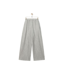 Women Puzzle Fold Trousers - Light Grey