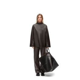 Women Back To Front Shirt - Dark Brown