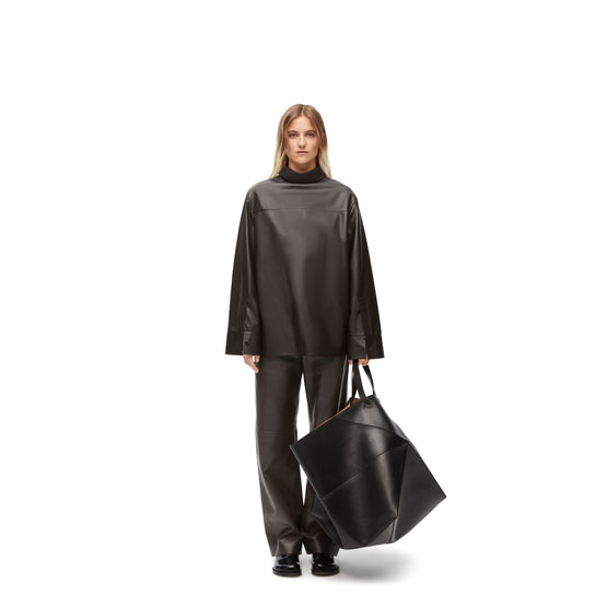 Women Back To Front Shirt - Dark Brown