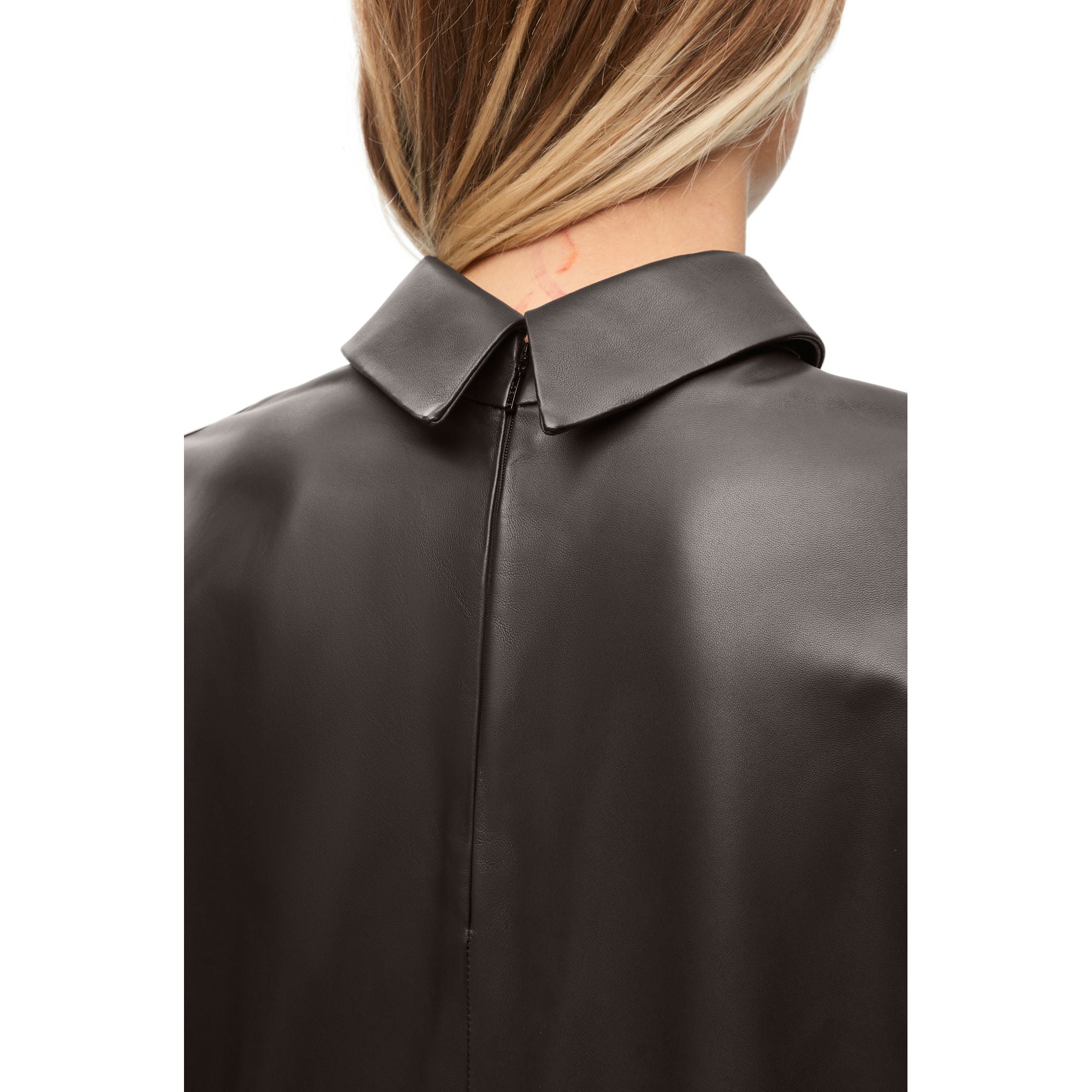 Women Back To Front Shirt - Dark Brown