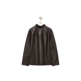 Women Back To Front Shirt - Dark Brown