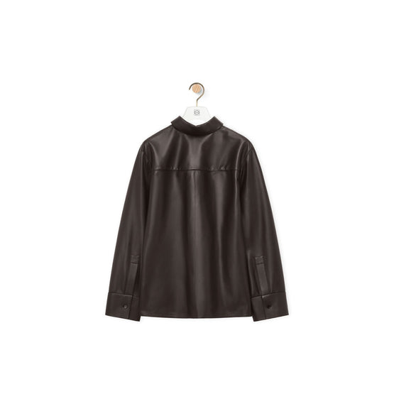 Women Back To Front Shirt - Dark Brown