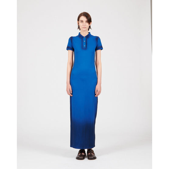 Women Polo Dress Af - Greek Blue