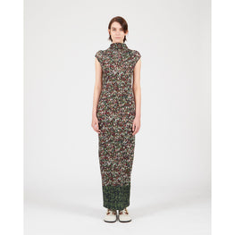Women Tube Dress Af - Khaki Green/Multicolor