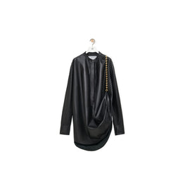 Women Chain Shirt Dress - Black