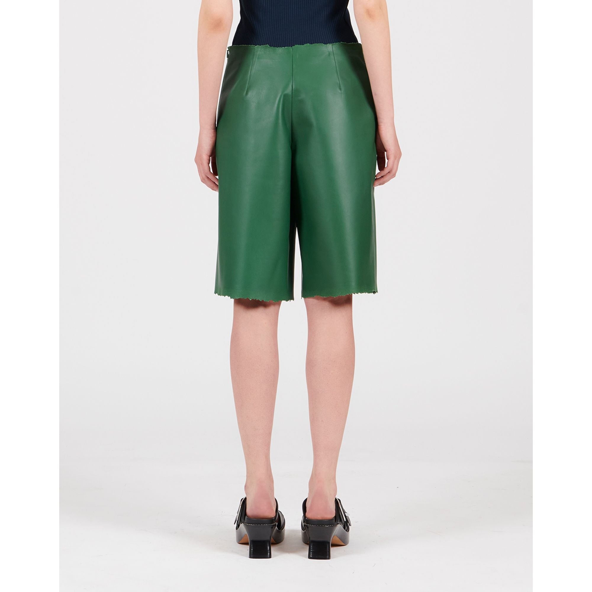 Women Shorts - Forest Green