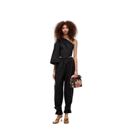 Women Cargo Trousers - Black