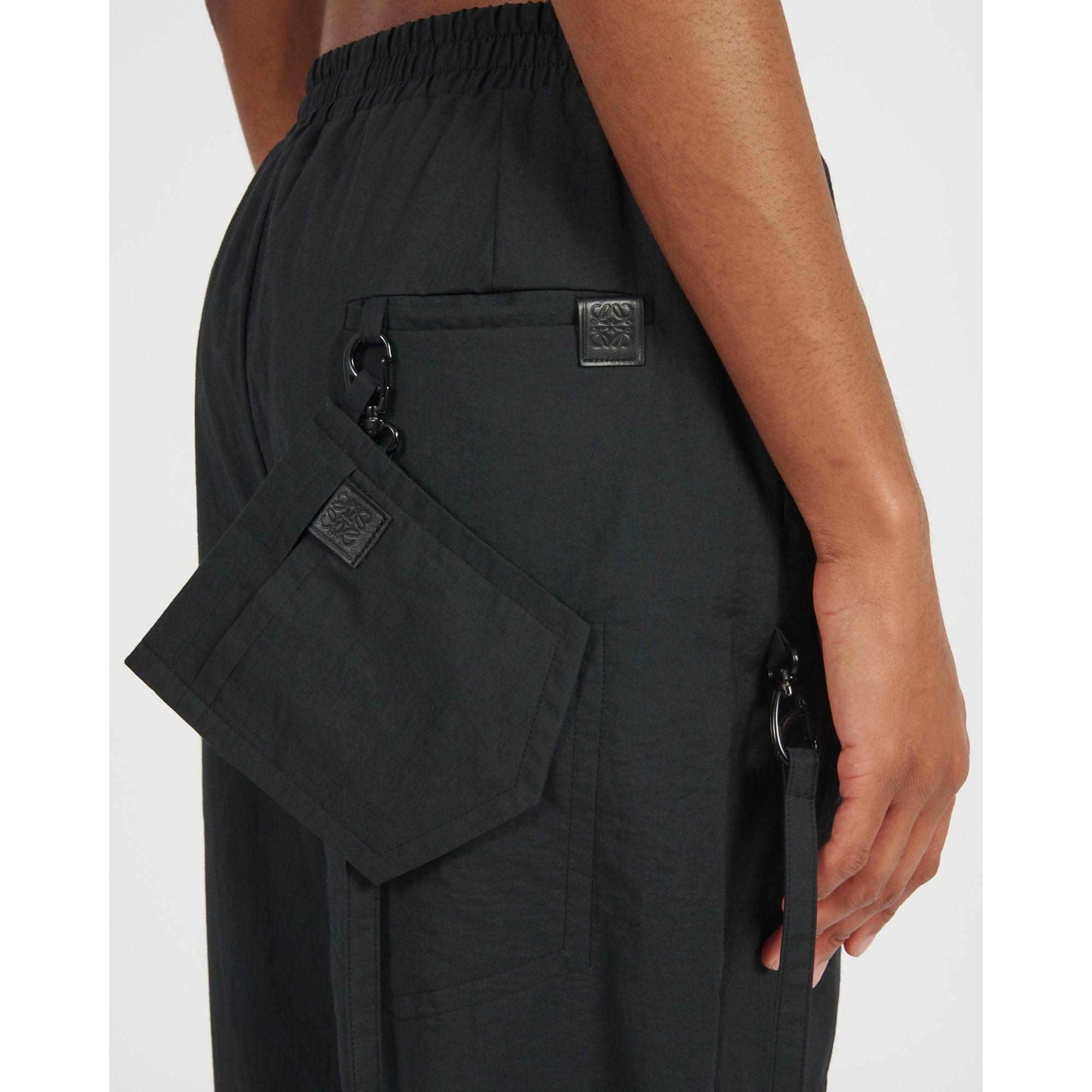 Women Cargo Trousers - Black