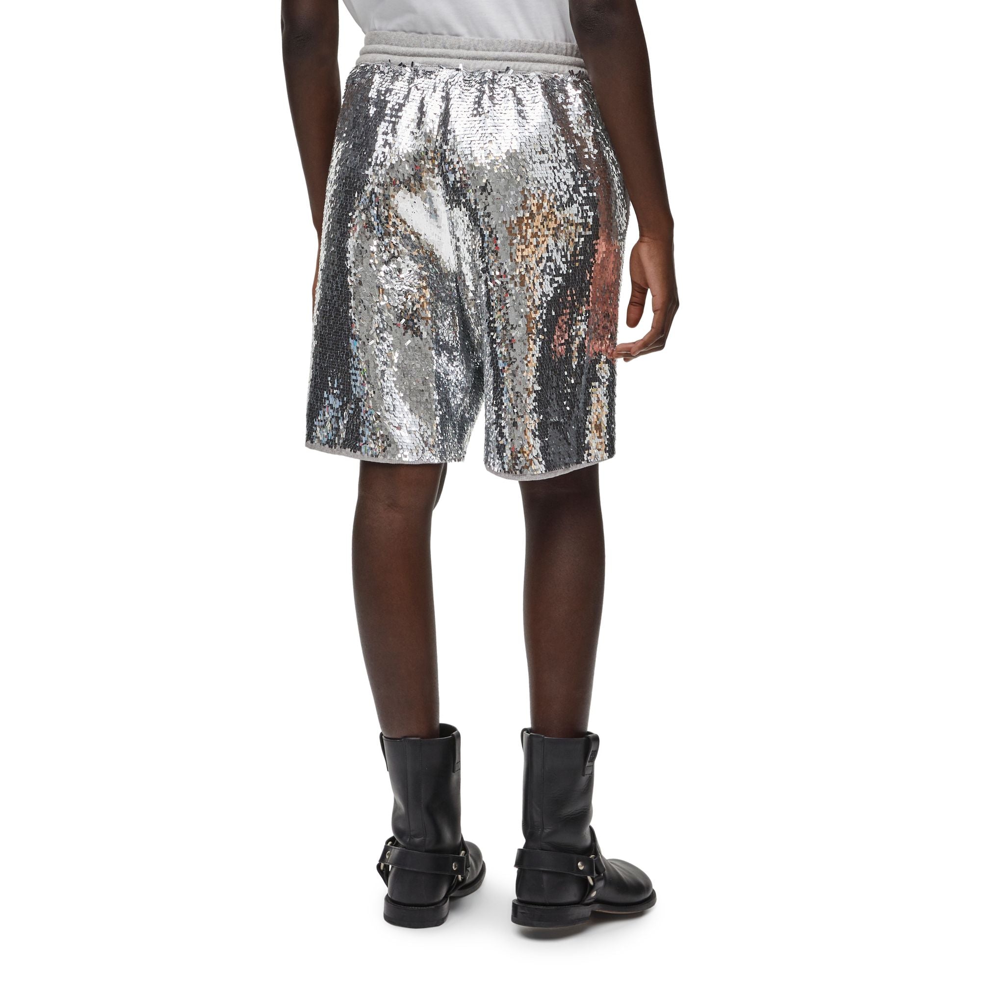 Women Shorts - Grey Melange