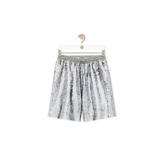 Women Shorts - Grey Melange