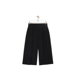 Women Pleated Trousers - Black