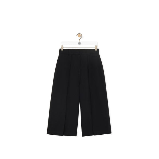 Women Pleated Trousers - Black