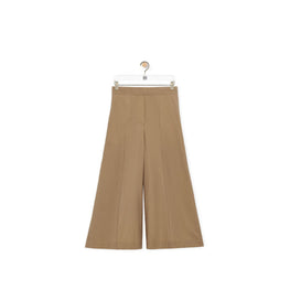 Women Cropped Trousers - Havana