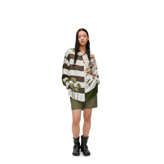Women Shorts - Khaki Green