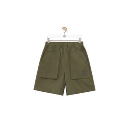 Women Shorts - Khaki Green