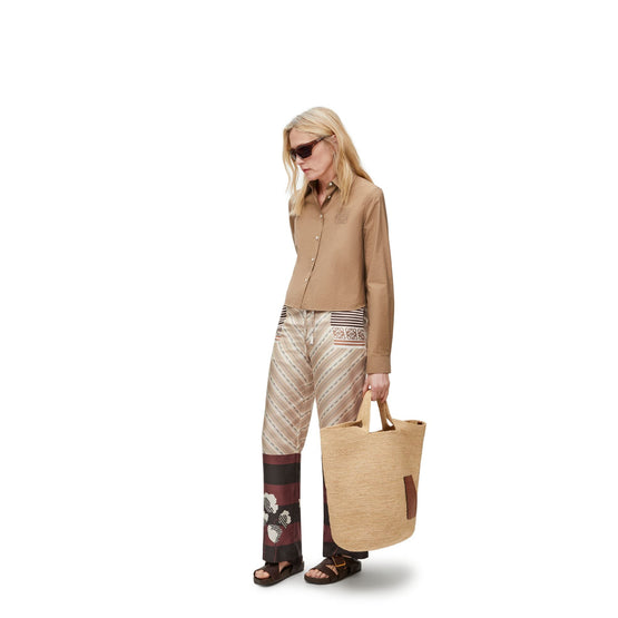 Women Pyjama Trousers Af - Light Beige/Multicolor