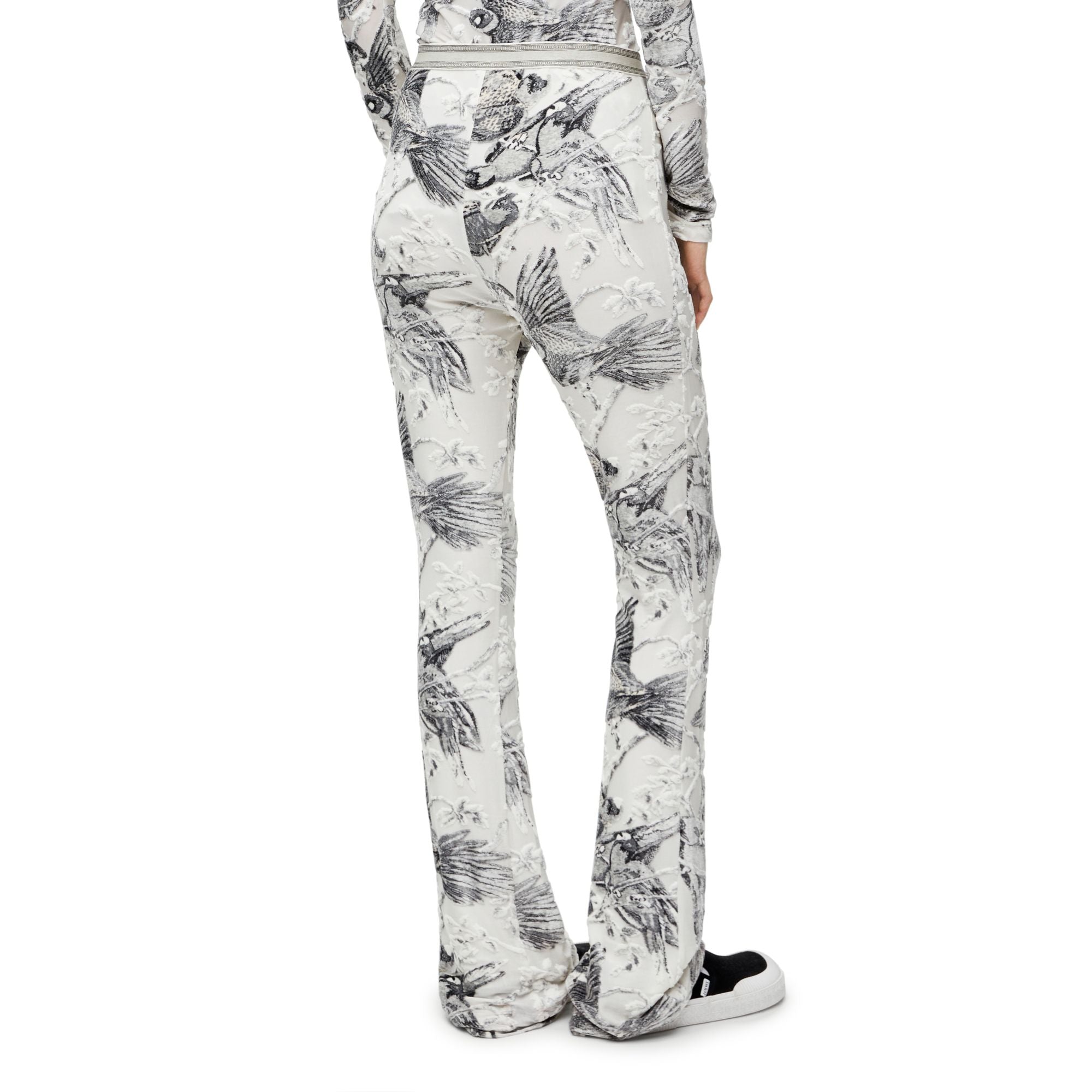 Women Trousers Af - Off White /Multicolor