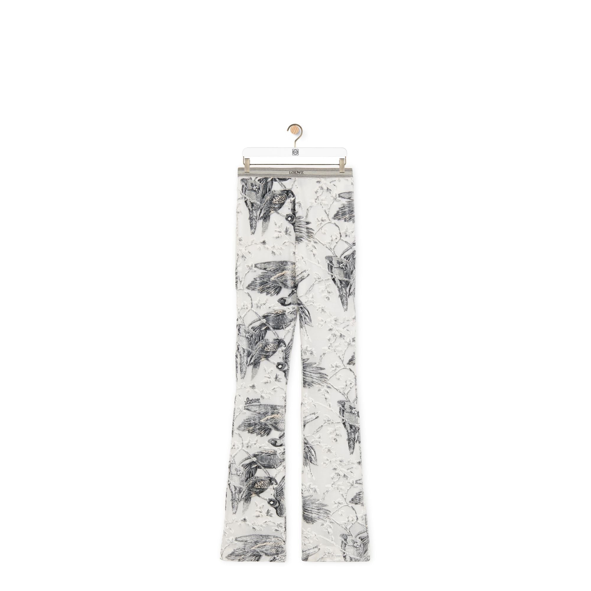 Women Trousers Af - Off White /Multicolor
