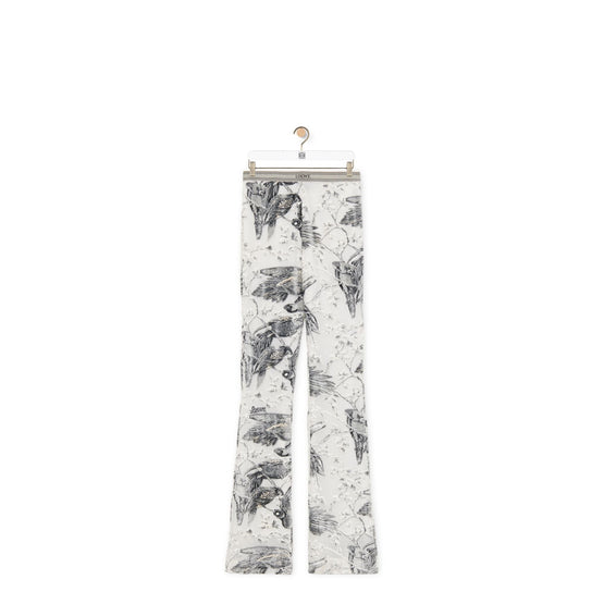 Women Trousers Af - Off White /Multicolor