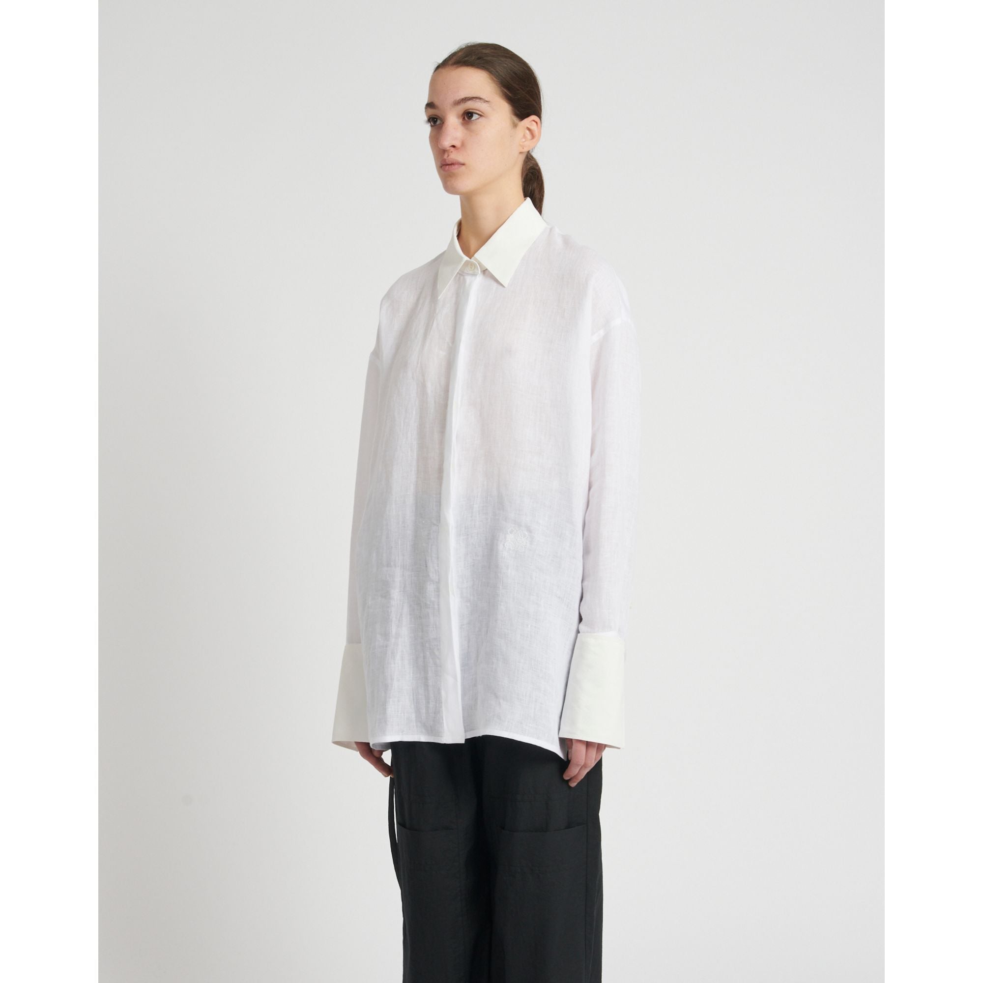 Women Deconstructed Shirt - White
