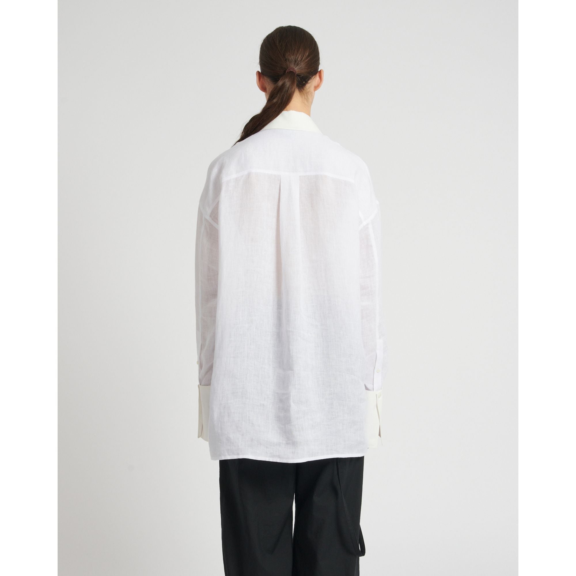 Women Deconstructed Shirt - White