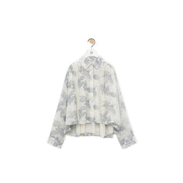 Women Trapeze Shirt - Off White /Multicolor