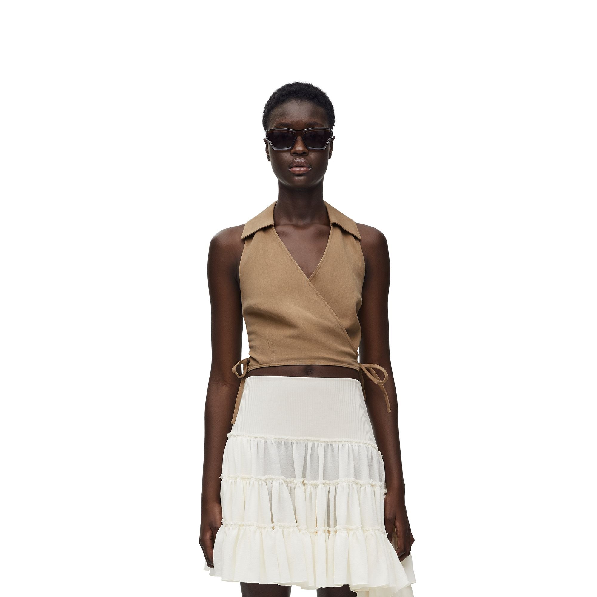Women Wrap Top - Havana
