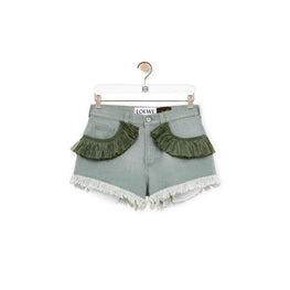 Women Shorts - Khaki Green