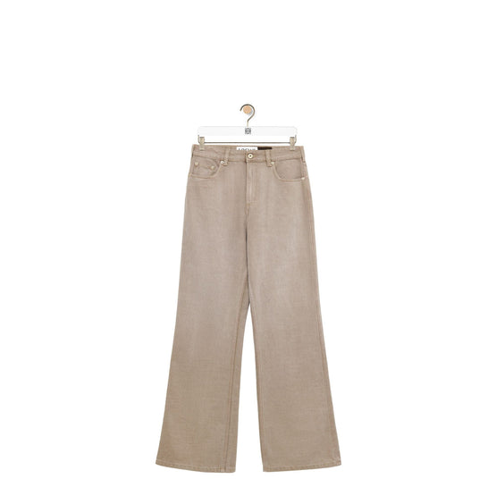 Women Bootleg Jeans Af - Beige
