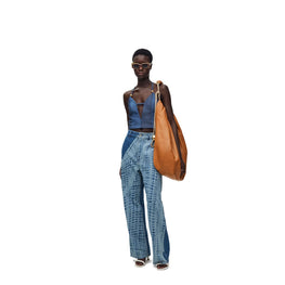 Women Strappy Top - Indigo Blue