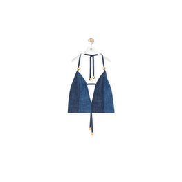 Women Strappy Top - Indigo Blue