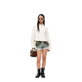 Women Trapeze Shirt - White