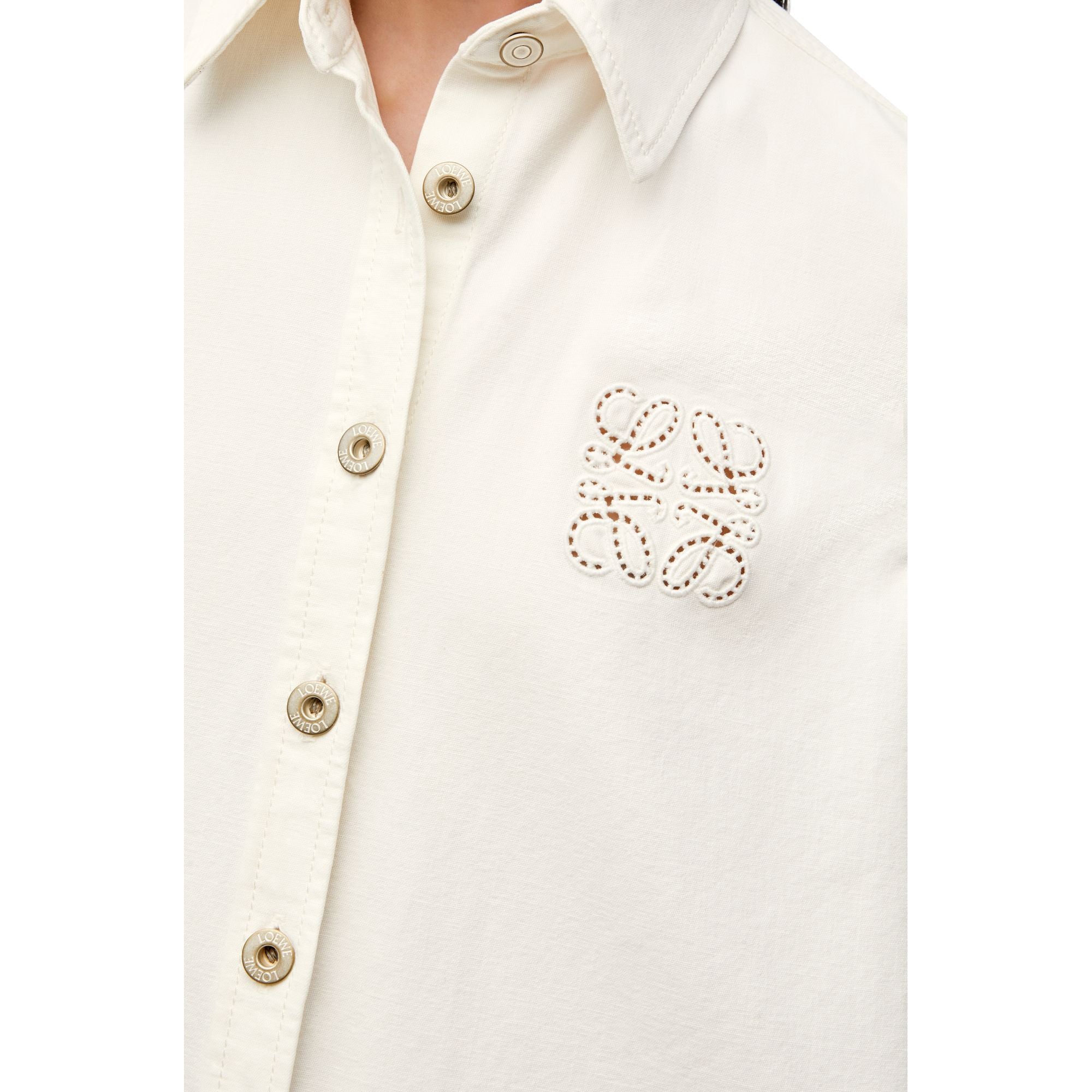 Women Trapeze Shirt - White