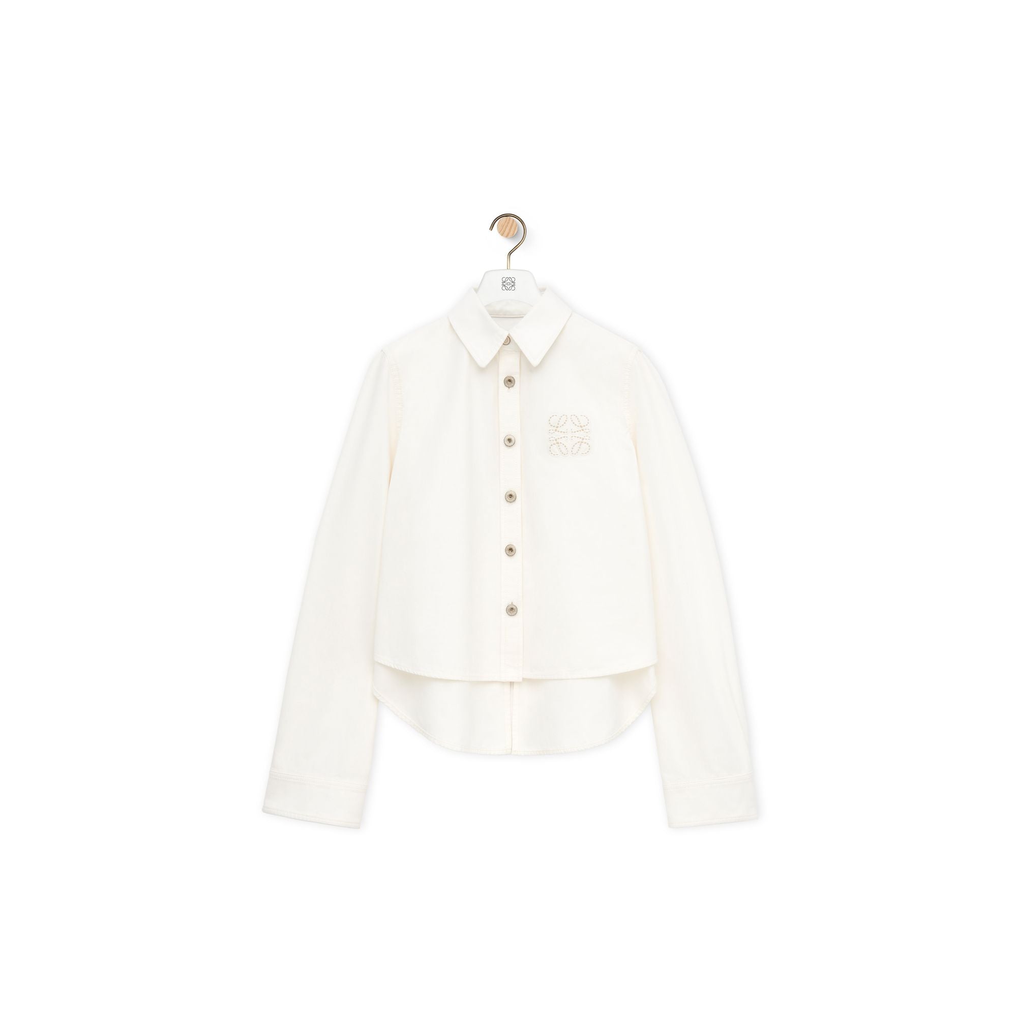 Women Trapeze Shirt - White
