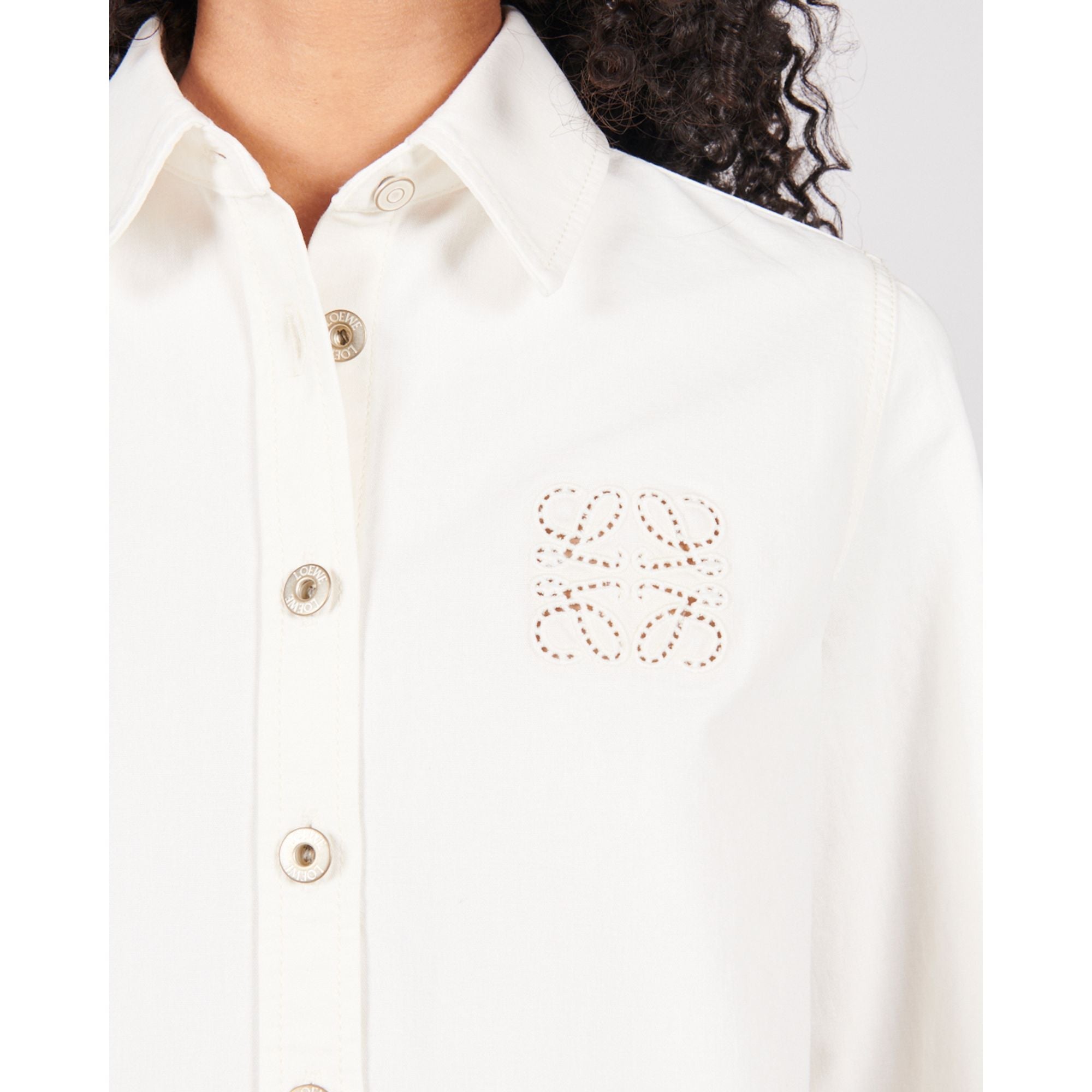 Women Trapeze Shirt - White