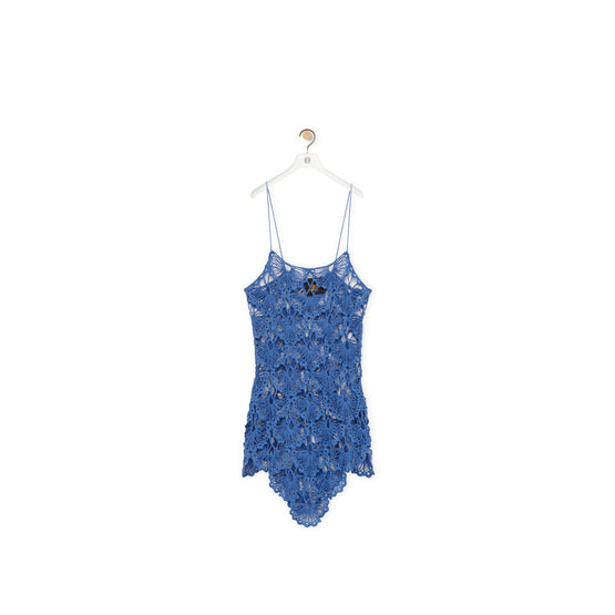 Women Crochet Dress - Sky Blue