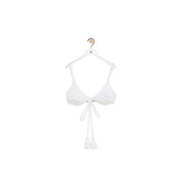 Women Crochet Bra Top - White