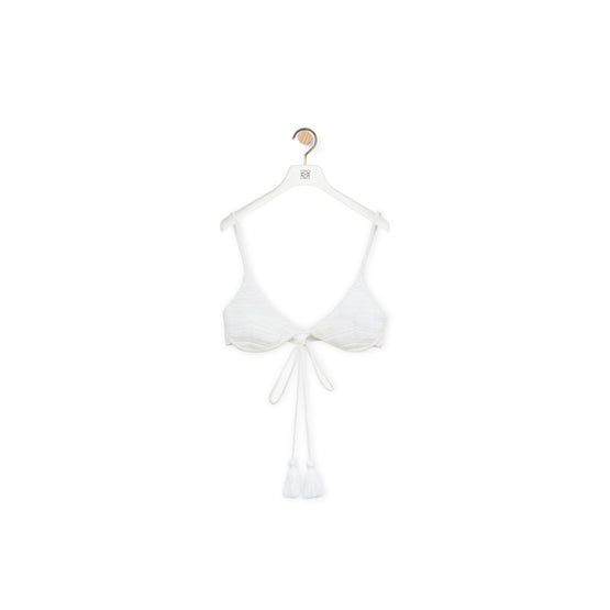 Women Crochet Bra Top - White